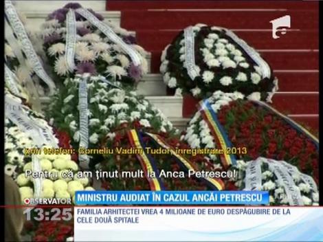 Fostul ministru al Sãnătăţii, Mircea Beuran, a dat primele declarații în cazul morţii Ancăi Petrescu