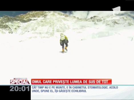 SPECIAL! Un singur român a urcat 7 vârfuri din Himalaya, de peste 8.000 de metri, fără oxigen