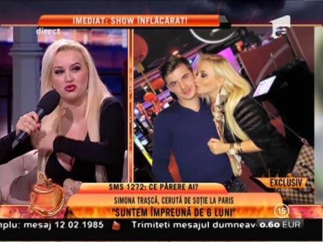 Simona Trașcă, cerută de soție la Paris: ”Am pus lacăt pe iubire”