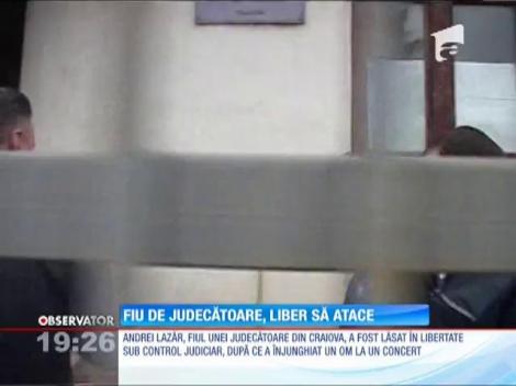 A urmărit în mulţime un om şi l-a înjunghiat! Şi, totuşi, nu e pericol social!