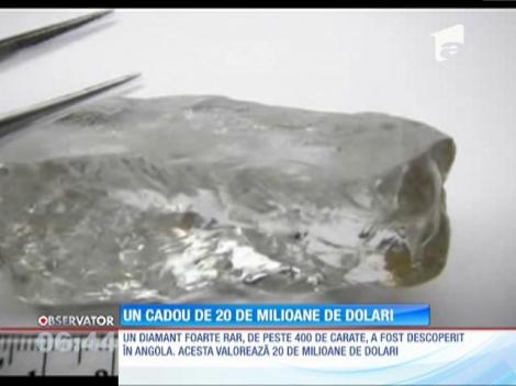 Un diamant de peste 400 de carate, descoperit în Angola