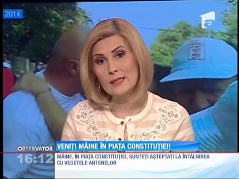 Miting Antena 3, vineri în Piaţa Constituţiei. Traficul în Piaţa Constituţiei ar putea fi restricţionat