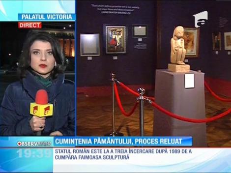 "Cuminţenia Pămânutului" face din nou valuri, la nivel înalt. Guvernul vrea să reia negocierile pentru opera lui Brâncuşi
