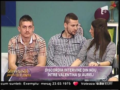 A comis-o din nou! Aurel şi-a bruscat din nou "mireasa". Oare îl va mai ierta Valentina?