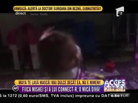 Fiica Mishei şi a lui Connect-R, o mică diva!