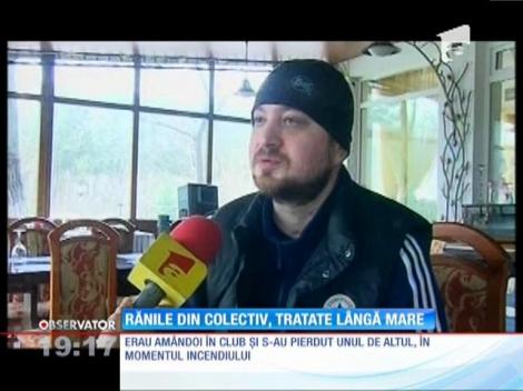 "Romeo și Julieta", unul dintre cele mai frumoase cupluri de la Colectiv, se recuperează după tragedie la malul mării!