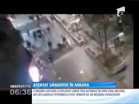 Atentat TERORIST în Ankara: 28 de morţi şi 61 de răniţi