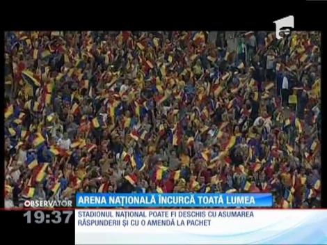 România riscă să nu poată organiza cele 4 partide de la Euro 2020. Arena Naţională e greu de deschis