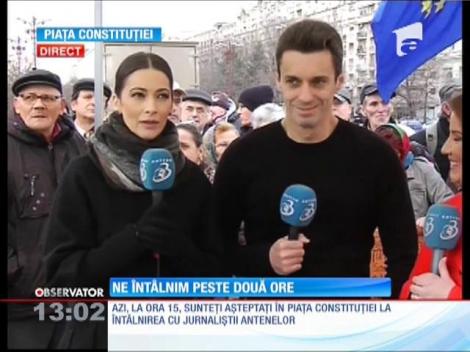 Oamenii Antenelor se întâlnesc cu telespectatorii în Piața Constituției