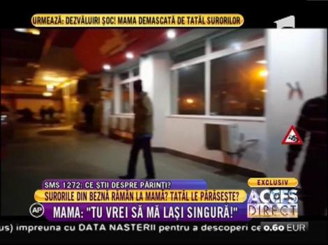 Scandal monstruos între mama şi tatăl surorilor din beznă!