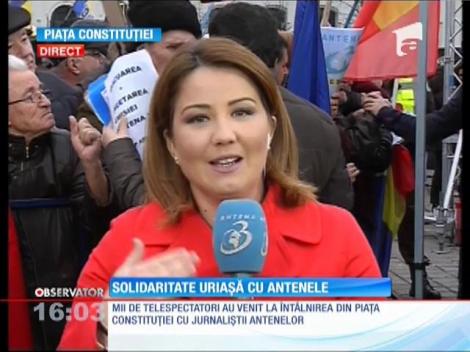 Întâlnirea dintre vedetele Antena 1, Antena Stars, Euforia, Zu Tv şi jurnaliştii Antena 3 şi telespectatorii noştri a început