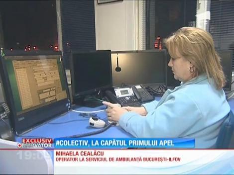 #Colectiv, momentele de groază de la dispeceratul ambulanţei