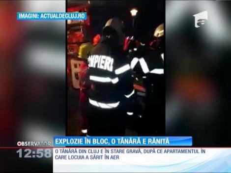 O explozie puternică a distrus un bloc! O tânără a fost grav rănită
