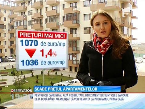 Scade prețul apartamentelor din București, nu și în restul țării