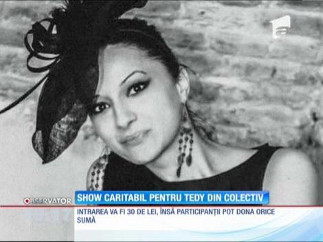 Show caritabil pentru Tedy, artista care nu mai poate desena după ce mâinile i-au ars în Colectiv