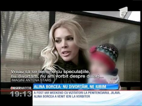 Alina, despre relația cu Cristi Borcea: ”Nu divorțăm, ne iubim”