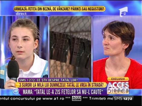 Mama fetelor părăsite de tată: "Fetele îşi fac temele la lumânare"