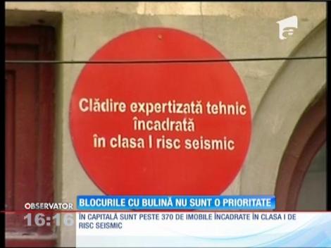 Blocurile cu bulină roşie nu sunt o prioritate pentru Guvern