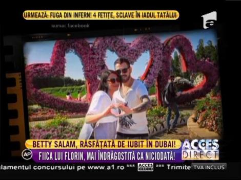 Betty Salam, răsfăţată de iubit în Dubai!