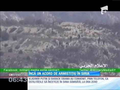 Statele Unite şi Rusia au convenit ca ostilităţile din Siria să înceteze sâmbătă, la ora zero