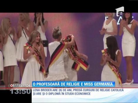 O profesoară de religie a fost aleasă Miss! Cum arată cea mai frumoasă femeie din Germania!