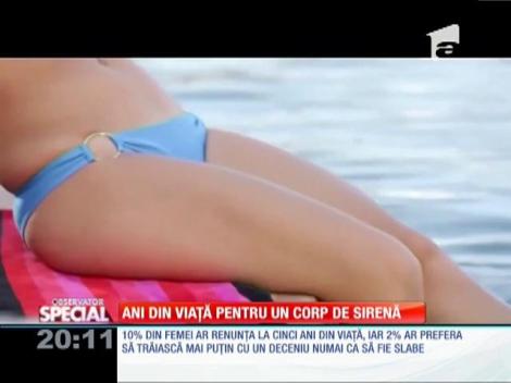 Special! Femeile renunță la ani din viața pentru un corp perfect!