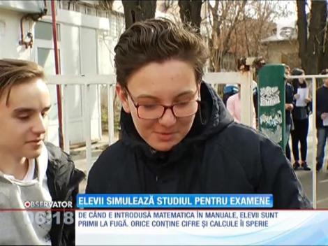Video! Geometria stă în calea fericirii elevilor! Simularea la Matematică, un prag de netrecut. Scuzele sunt pe măsură