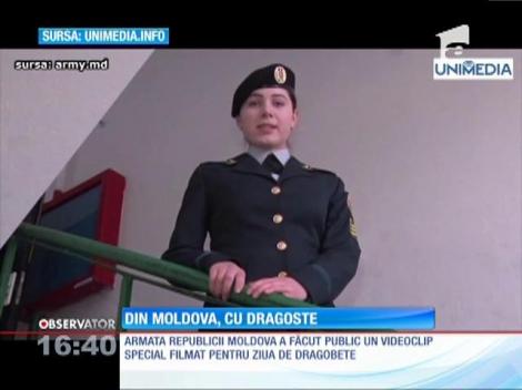 Armata Republicii Moldova, tandră şi iubitoare de Dragobete