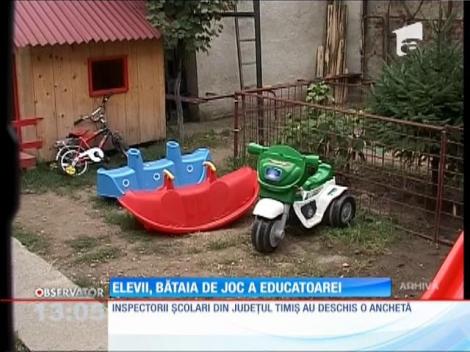 Elevii de la o grădiniţă din Timiş sunt bătaia de joc a educatoarei