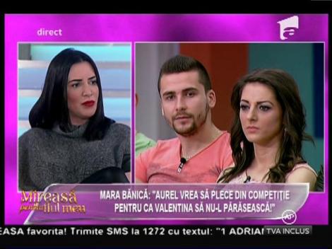 Mara Bănică: ”În pauza de publicitate, Aurel ne-a sugerat să spunem că Valentina este gravidă!”