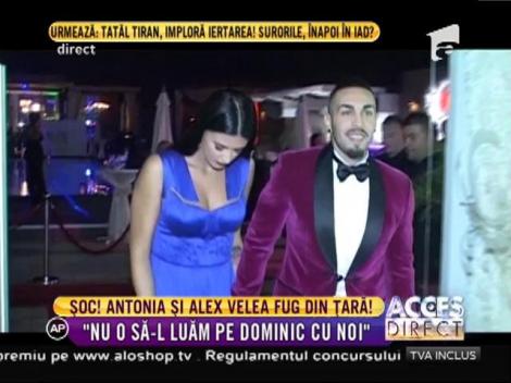 Alex Velea și Antonia pleacă departe de România, fără fiul lor