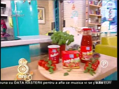 Vlăduț și-a surprins colegii cu o rețetă specială, tagliatelle cu legume! Ingredientul vedetă: Delikat Roșii Cuburi