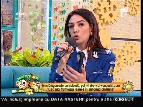 Cea mai frumoasă femeie în uniformă, în platoul de la Neatza