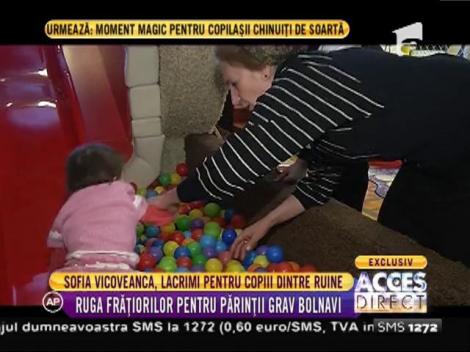 Sofia Vicoveanca, lacrimi pentru copiii în ruine