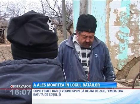 O soție din Vaslui a ales moartea în locul bătăilor