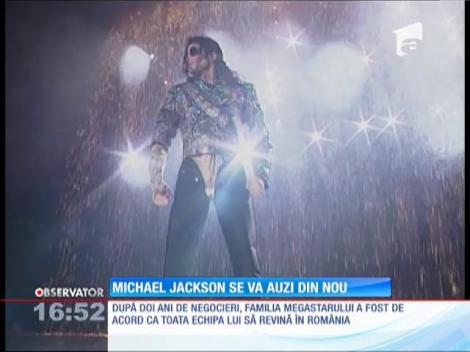 Echipa lui Michael Jackson, spectacol în România