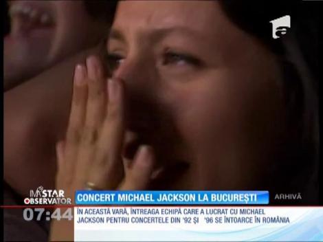 Michael Jackson se întoarce în România. Concertele lui Michael Jackson din '92 şi '96 vor fi puse din nou în scenă, live