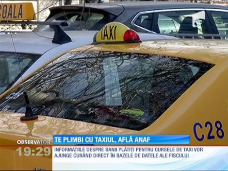 În curând, plimbarea cu taxiul va fi monitorizată de ANAF. Direct din aparatele de taxare care vor fi conectate la internet