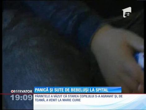 Avalanşă de pacienţi la camera de gardă a Spitalului Marie Curie din Bucureşti