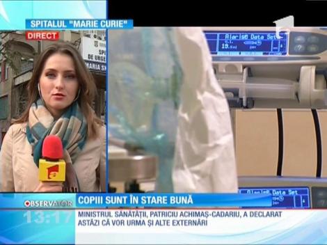 6 copii cu sindrom hemolitic-uremic, internaţi la Spitalul Marie Curie