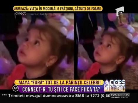 Adorabilă! Maya, fetiţa lui Connect-R şi a Mishei, un copil MINUNE. Cu ce i-a surprins micuţa pe toţi