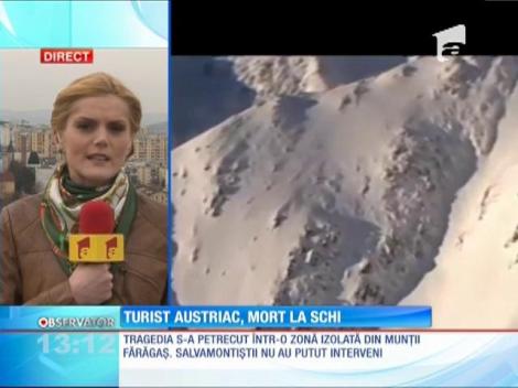 Turist din Austria, mort la schi într-o zonă izolată din Munții Făgăraş