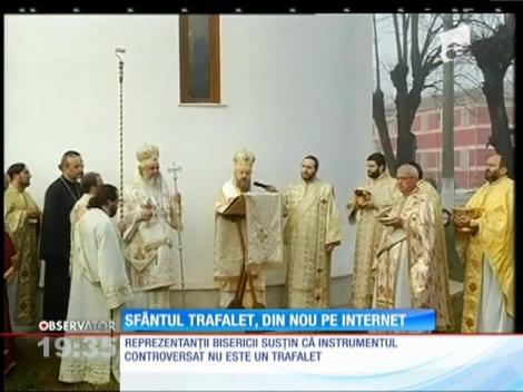 Sfântul Trafalet face din nou senzaţie pe Internet!