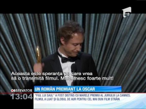 Românul Levente Molnar, premiat la Oscar