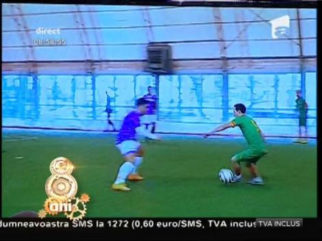 Ai, n-ai mingea, dai la poartă! Echipa de fotbal ”Neatza și prietenii” a făcut spectacol pe teren