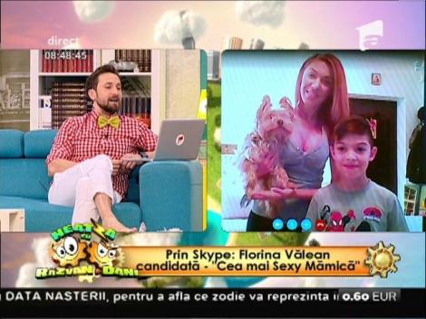 "Cea mai sexy mămică din România". Florina Vălean, o mămică ca un mărțișor