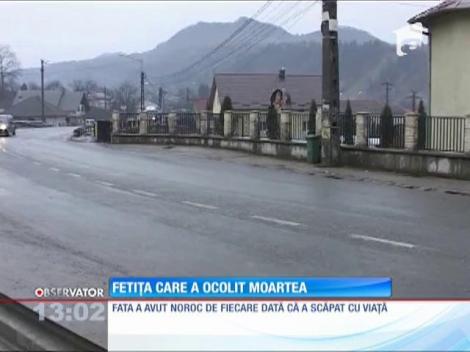 O fetiţă de 10 ani a scăpat cu viaţă, ca prin minune şi nu o dată, ci de două ori!
