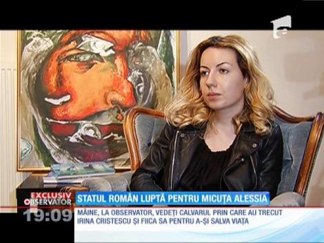 Statul român luptă pentru micuţa Alessia