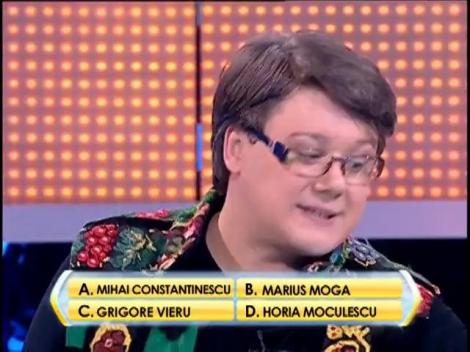 Rândul 6: "Cine a scris versurile cântecelor din filmul lui Ion Popescu-Gopo, Maria Mirabela"?