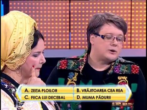 Rândul 5:"Cine era Dochia după o legendă populară"?